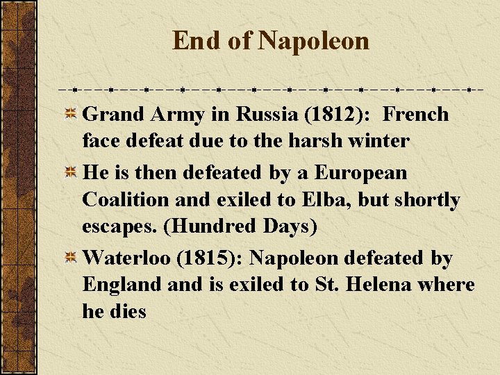 End of Napoleon Grand Army in Russia (1812): French face defeat due to the