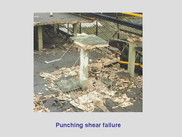 Punching shear failure 