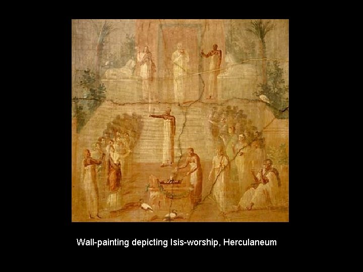 Wall-painting depicting Isis-worship, Herculaneum 