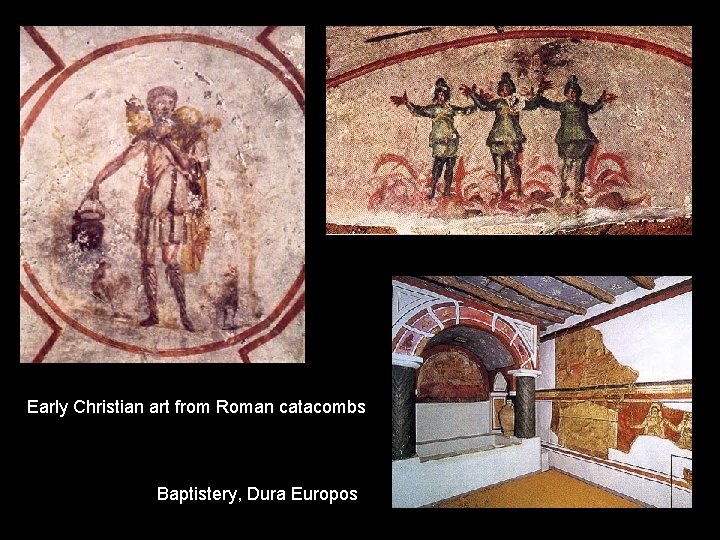 Early Christian art from Roman catacombs Baptistery, Dura Europos 