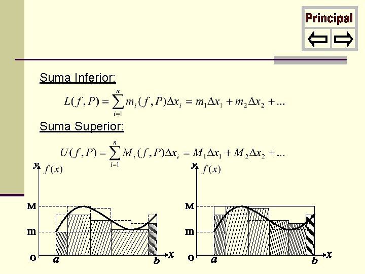 Suma Inferior: Suma Superior: 