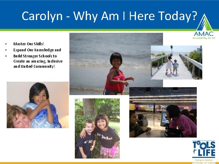 Carolyn - Why Am I Here Today? • • • Master Our Skills! Expand