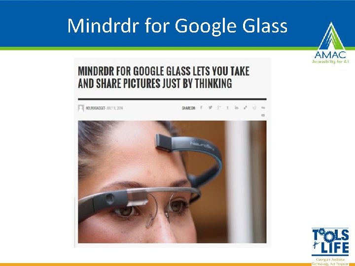 Mindrdr for Google Glass 