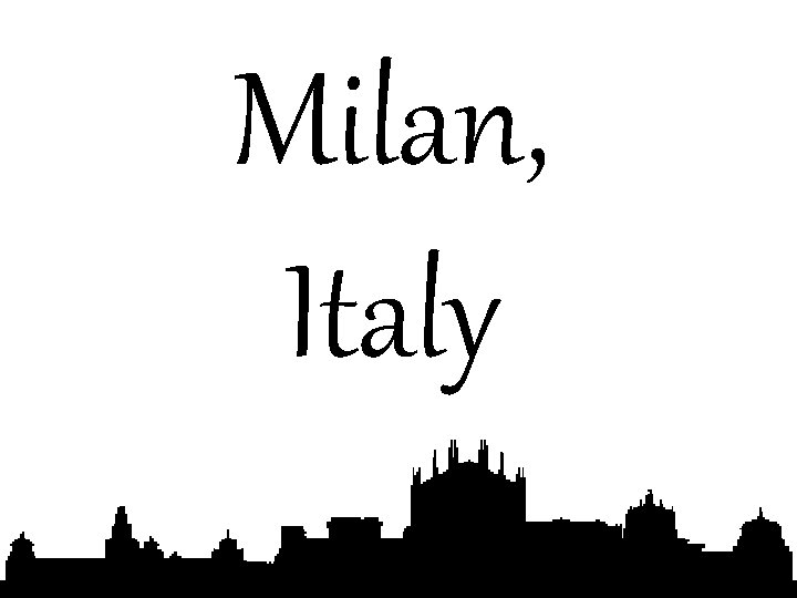 Milan, Italy 