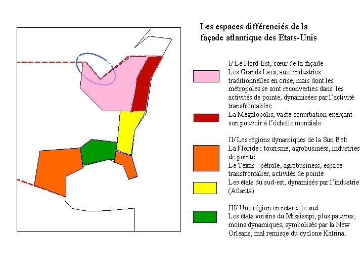 Les espaces différenciés de la façade atlantique des Etats-Unis I/ Le Nord-Est, cœur de