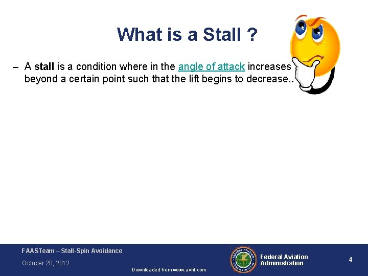 What is a Stall ? – A stall is a condition where in the