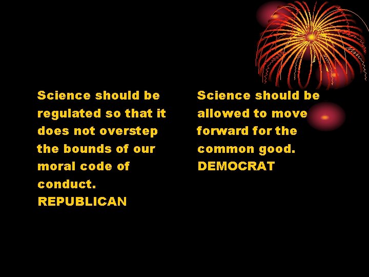 Science should be regulated so that it does not overstep the bounds of our