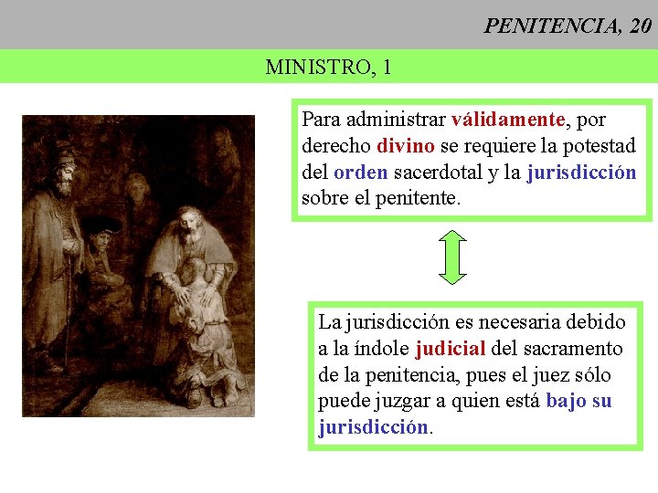 PENITENCIA, 20 MINISTRO, 1 Para administrar válidamente, por derecho divino se requiere la potestad