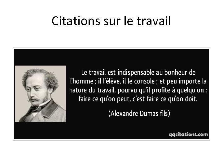 Citations sur le travail 