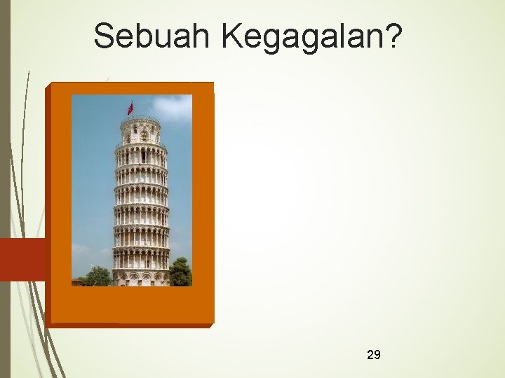 Sebuah Kegagalan? 29 
