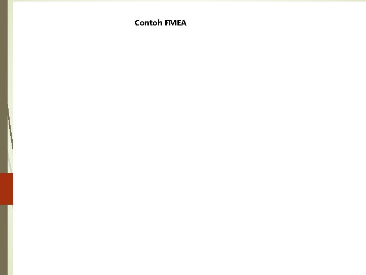 Contoh FMEA 