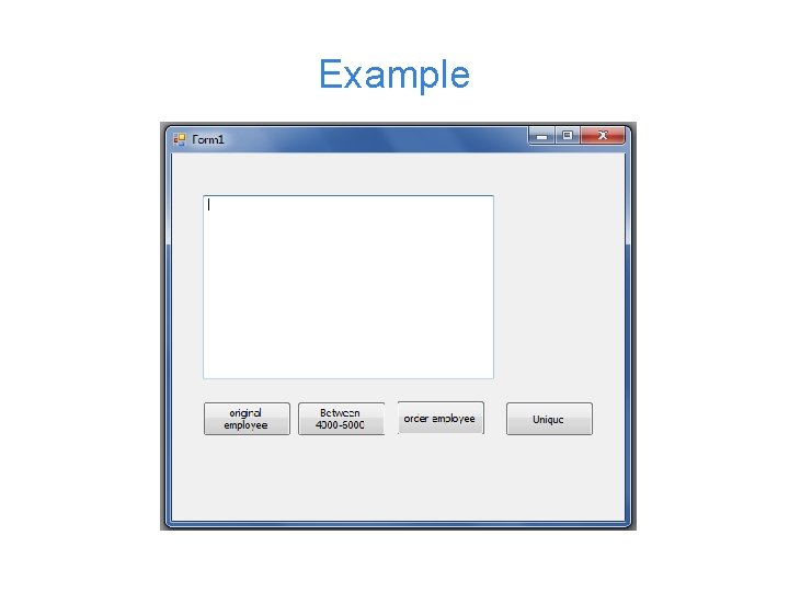 Example Example