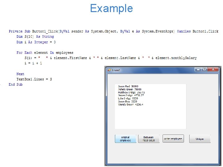Example Example