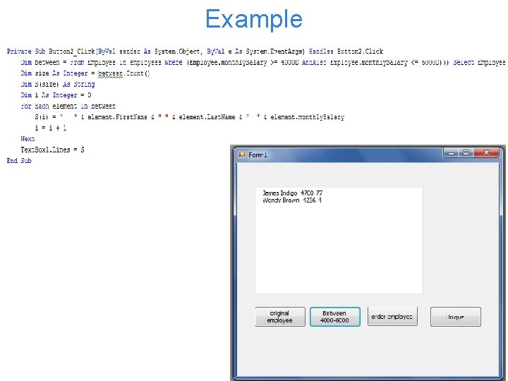 Example Example