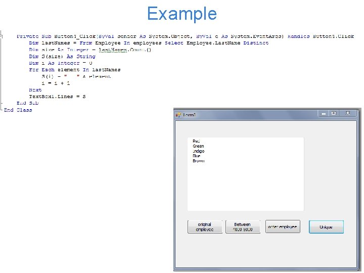 Example Example