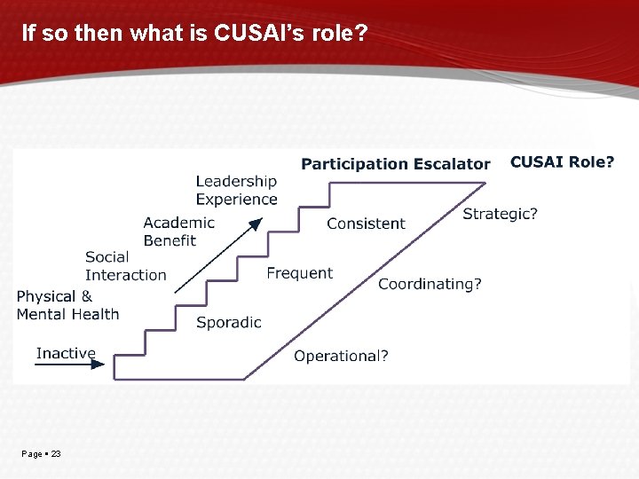 If so then what is CUSAI’s role? Page 23 If so then what is CUSAI’s role? Page 23