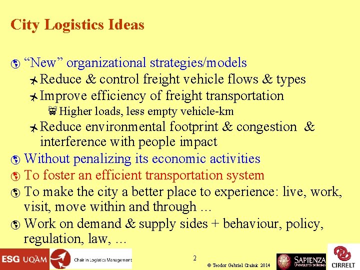 Twotiered City Logistics Modelling Demand Uncertainty In Tactical