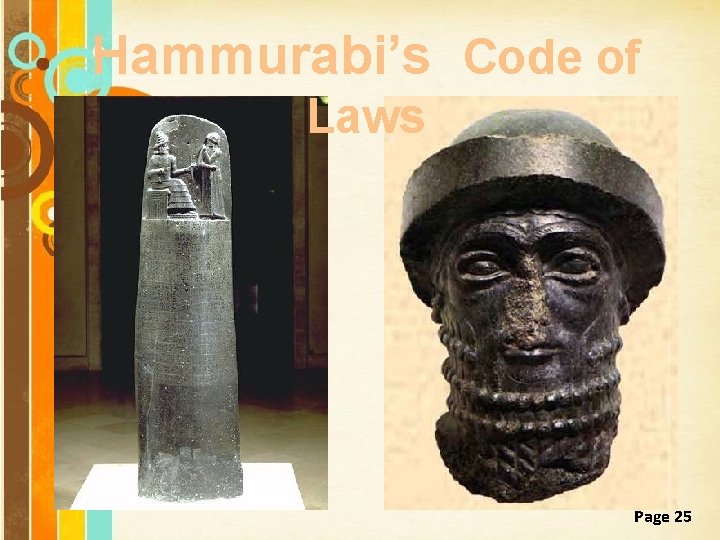 Hammurabi’s Code of Laws Free Powerpoint Templates Page 25 