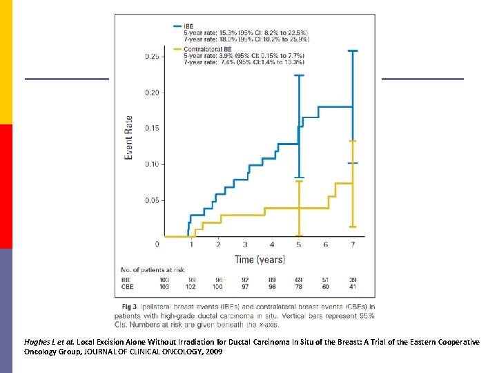 Hughes L et al. Local Excision Alone Without Irradiation for Ductal Carcinoma In Situ