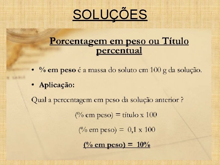 SOLUÇÕES SOLUÇÕES