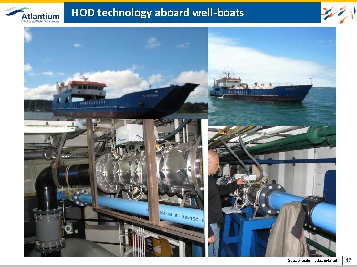 HOD technology aboard well-boats © 2011 Atlantium Technologies Ltd. 17 