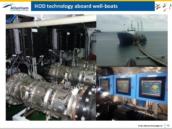 HOD technology aboard well-boats © 2011 Atlantium Technologies Ltd. 18 