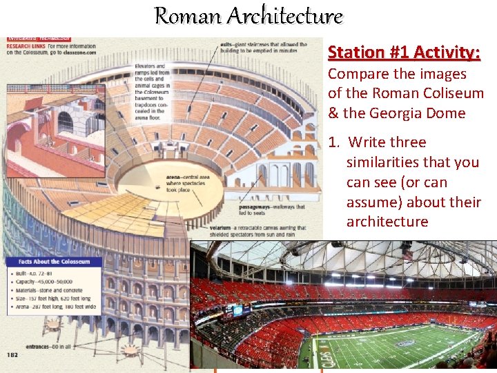 Roman Architecture • Who influenced the Romans in architecture? • What is one unique