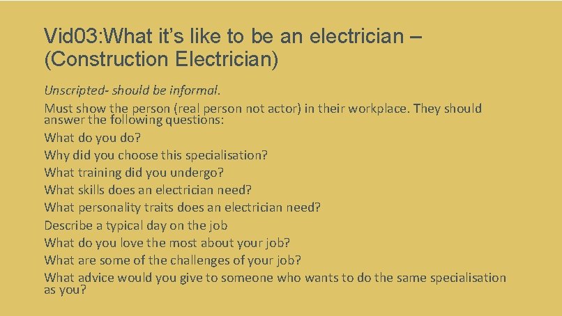 Vid 03: What it’s like to be an electrician – (Construction Electrician) Unscripted- should Vid 03: What it’s like to be an electrician – (Construction Electrician) Unscripted- should