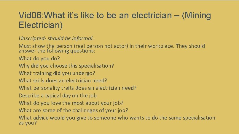 Vid 06: What it’s like to be an electrician – (Mining Electrician) Unscripted- should Vid 06: What it’s like to be an electrician – (Mining Electrician) Unscripted- should