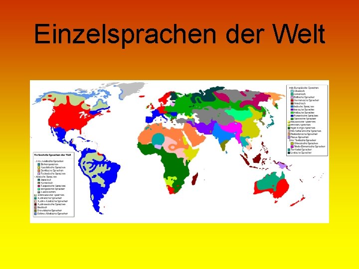 Einzelsprachen der Welt 