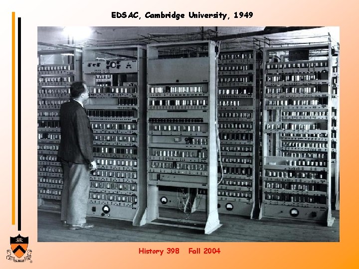 EDSAC, Cambridge University, 1949 History 398 Fall 2004 