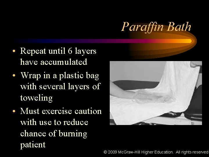 Paraffin Bath • Repeat until 6 layers have accumulated • Wrap in a plastic
