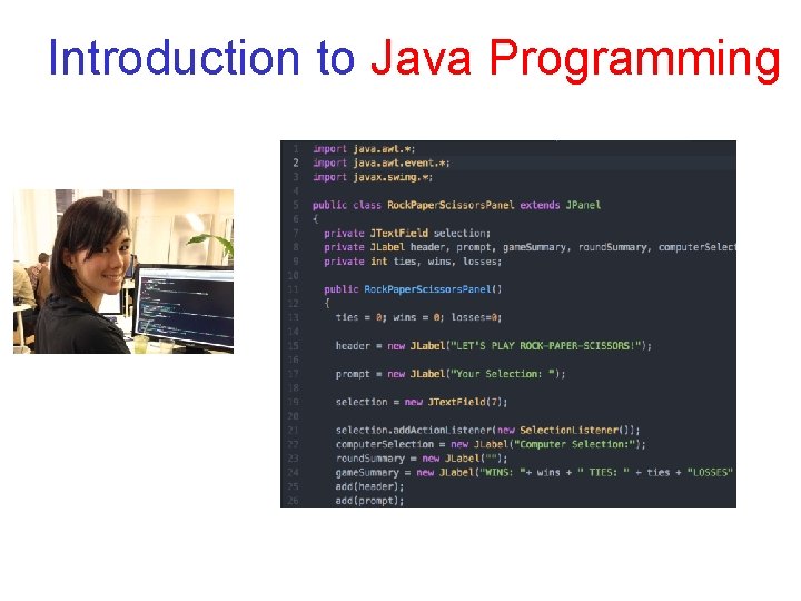 Introduction to Java Programming 