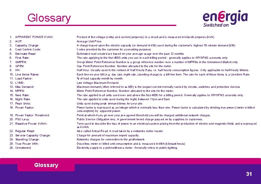Glossary 1. 2. 3. 4. 5. 6. 7. 8. 9. 10. 11. 12. 13.