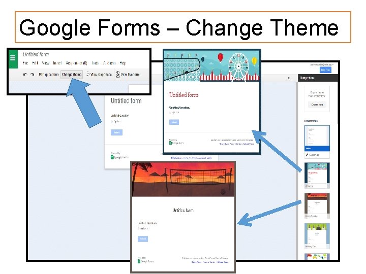 Google Forms – Change Theme 