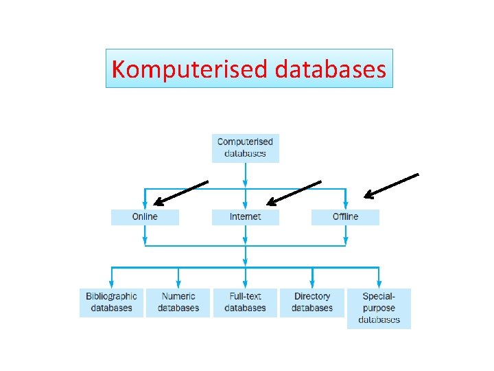 Komputerised databases 