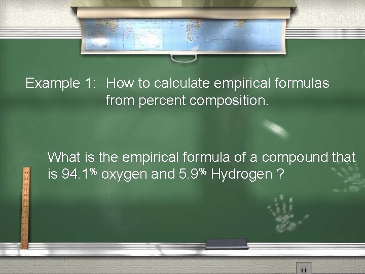 Example 1: How to calculate empirical formulas from percent composition. What is the empirical