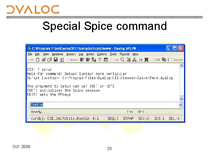 Special Spice command Oct 2008 25 