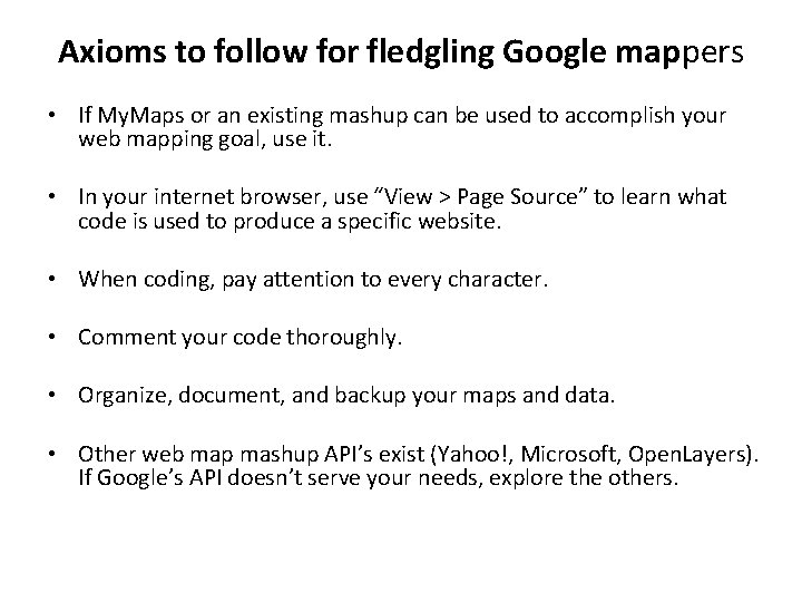 Introduction To Web Mapping Gis 2096 Introduction To Web Mapping The Www