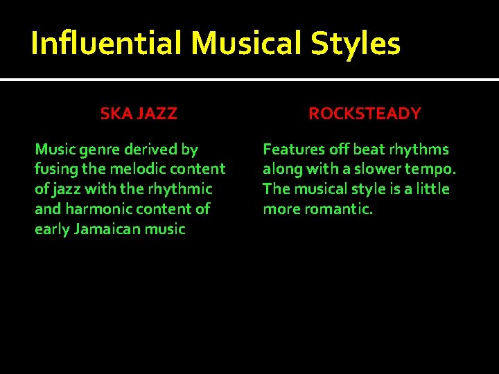 KP and DW Reggae Popular music of Jamaican