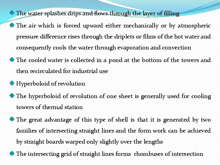 The water splashes drips and flows through the layer of filling The air which