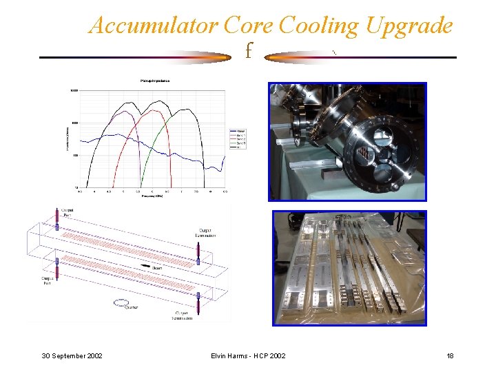 Accumulator Core Cooling Upgrade f 30 September 2002 Elvin Harms - HCP 2002 18