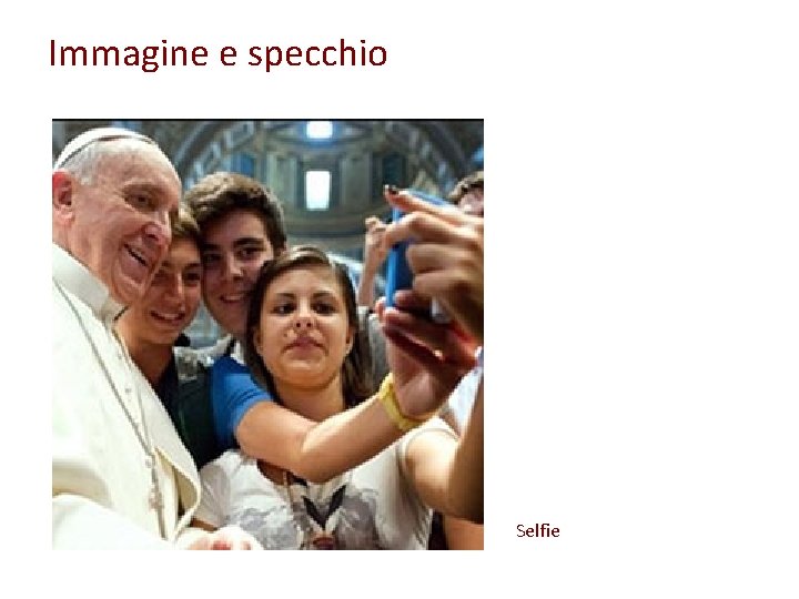 Immagine e specchio Selfie 