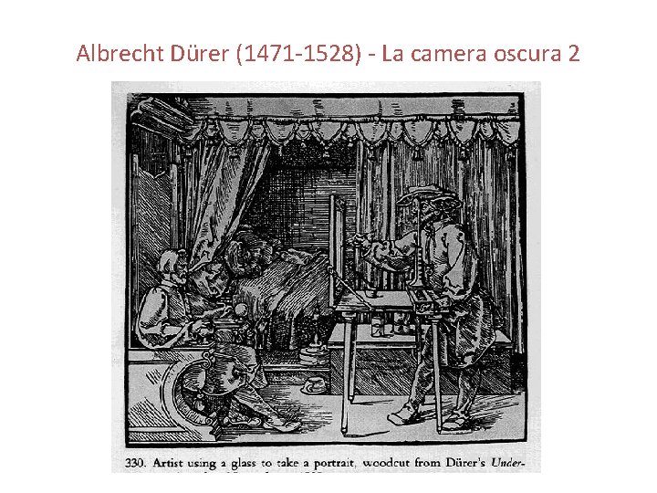 Albrecht Dürer (1471 -1528) - La camera oscura 2 