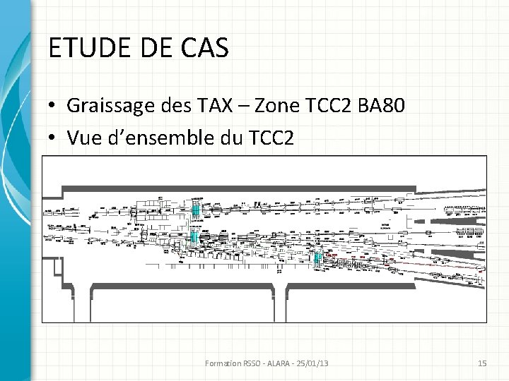 ETUDE DE CAS • Graissage des TAX – Zone TCC 2 BA 80 • ETUDE DE CAS • Graissage des TAX – Zone TCC 2 BA 80 •