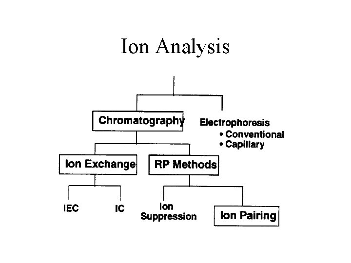 Ion Analysis 