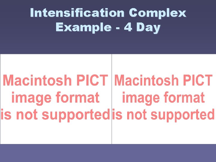 Intensification Complex Example - 4 Day 