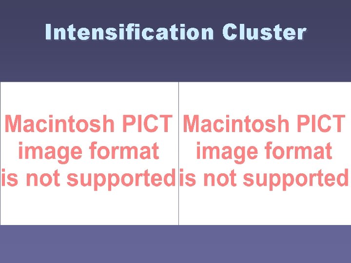 Intensification Cluster Intensification Cluster