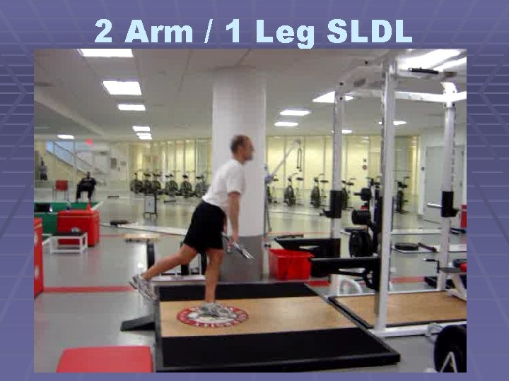 2 Arm / 1 Leg SLDL 