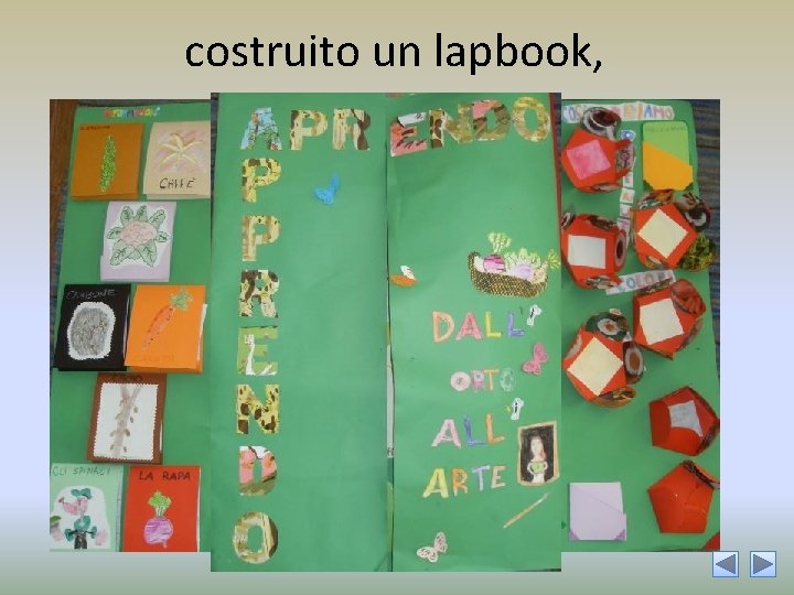 costruito un lapbook, 